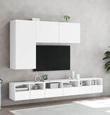 VidaXL Tv-wandmeubel 60x30x30 cm bewerkt hout wit