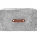 VidaXL Nachtkastje wandgemonteerd 35x35x20 cm betongrijs