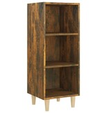 VidaXL Dressoir 34,5x32,5x90 cm bewerkt hout gerookt eikenkleurig