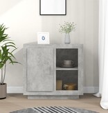 VidaXL Dressoir 80x40x75 cm betongrijs