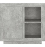 VidaXL Dressoir 80x40x75 cm betongrijs