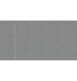 VidaXL Zwembadgrondzeil 550x280 cm polyester geotextiel lichtgrijs