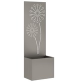 VidaXL Tuinplant met Decoratief Paneel Roestig 50 x 140 cm Cortenstaal