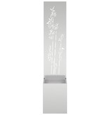 VidaXL Tuinplant met Decoratief Paneel Zilver 32 x 140 cm