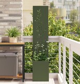 VidaXL Tuinplant met Decoratief Paneel Olijfgroen 32 x 140 cm