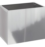 VidaXL Tuin Bloempot Zilver 50 x 32 x 40 cm Gegalvaniseerd staal