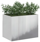 VidaXL Tuin Bloempot Zilver 50 x 32 x 40 cm Gegalvaniseerd staal