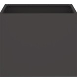 VidaXL Tuin Bloempot Zwart 50 x 32 x 40 cm Koudgewalst staal
