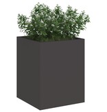 VidaXL Tuin Bloempot Zwart 32 x 32 x 40 cm Koudgewalst staal