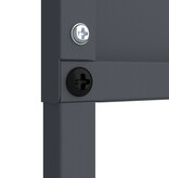 VidaXL Tuin decoratief paneel Antraciet 50 x 140 cm Koudgewalst staal