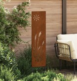 VidaXL Tuin decoratief paneel Roestig 32 x 140 cm Cortenstaal