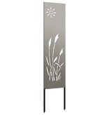 VidaXL Tuin decoratief paneel Roestig 32 x 140 cm Cortenstaal