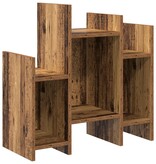 VidaXL Bijzetkast met plank Oud hout 60 x 26 x 60 cm Bewerkt hout