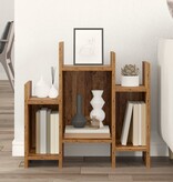 VidaXL Bijzetkast met plank Oud hout 60 x 26 x 60 cm Bewerkt hout