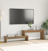 VidaXL TV-kast artisanaal eikenkleurig 180 x 30 x 43 cm Bewerkt hout