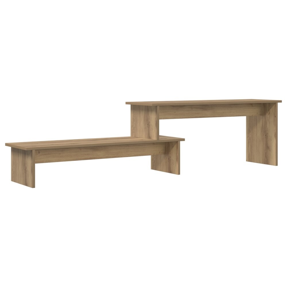 VidaXL TV-kast artisanaal eikenkleurig 180 x 30 x 43 cm Bewerkt hout
