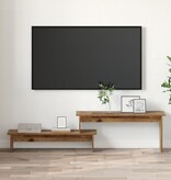 VidaXL TV-kast met plank met opslag Oud hout 180 x 30 x 43 cm Bewerkt hout