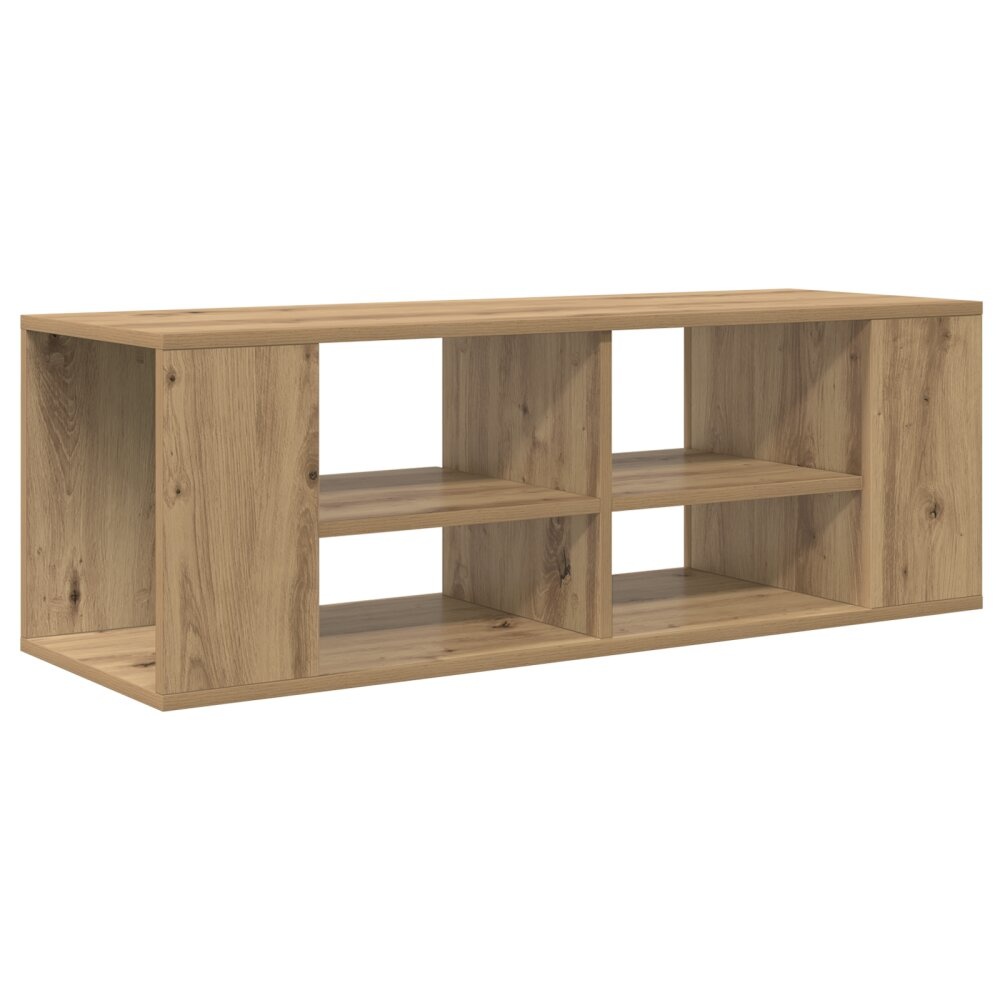 VidaXL TV-kast artisanaal eikenkleurig 102 x 35 x 35 cm Bewerkt hout