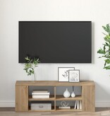 VidaXL TV-kast artisanaal eikenkleurig 102 x 35 x 35 cm Bewerkt hout