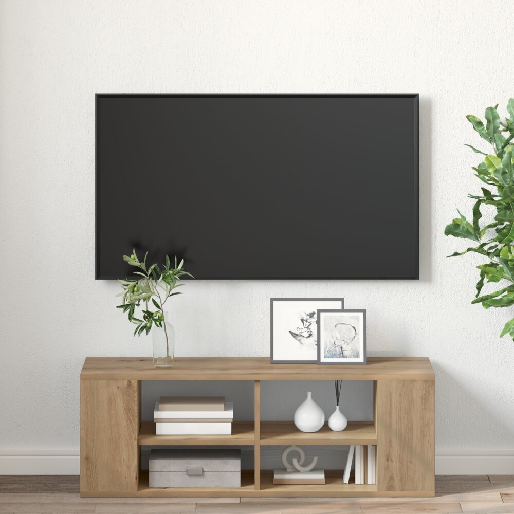 VidaXL TV-kast artisanaal eikenkleurig 102 x 35 x 35 cm Bewerkt hout