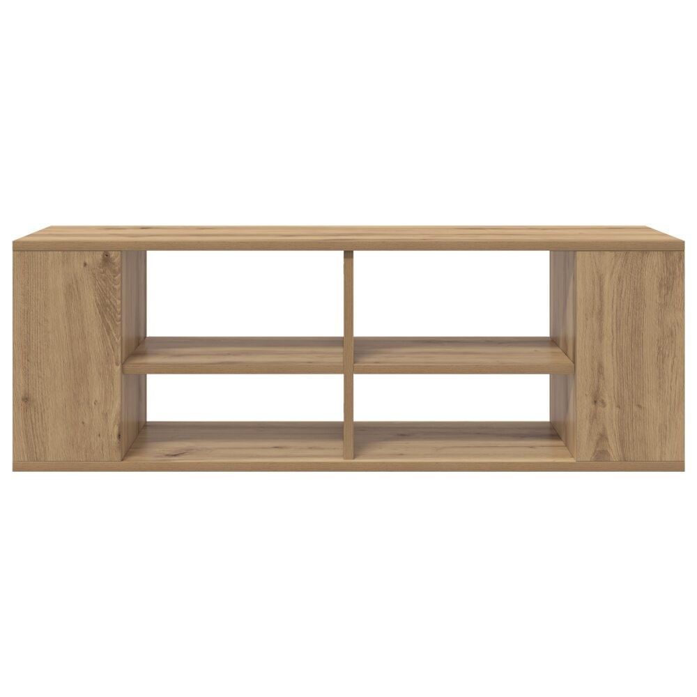 VidaXL TV-kast artisanaal eikenkleurig 102 x 35 x 35 cm Bewerkt hout