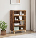 VidaXL Dressoir met plank Oud hout 57 x 35 x 90 cm Bewerkt hout