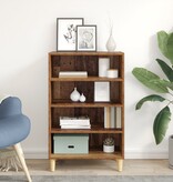 VidaXL Dressoir met plank Oud hout 57 x 35 x 90 cm Bewerkt hout