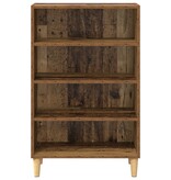 VidaXL Dressoir met plank Oud hout 57 x 35 x 90 cm Bewerkt hout