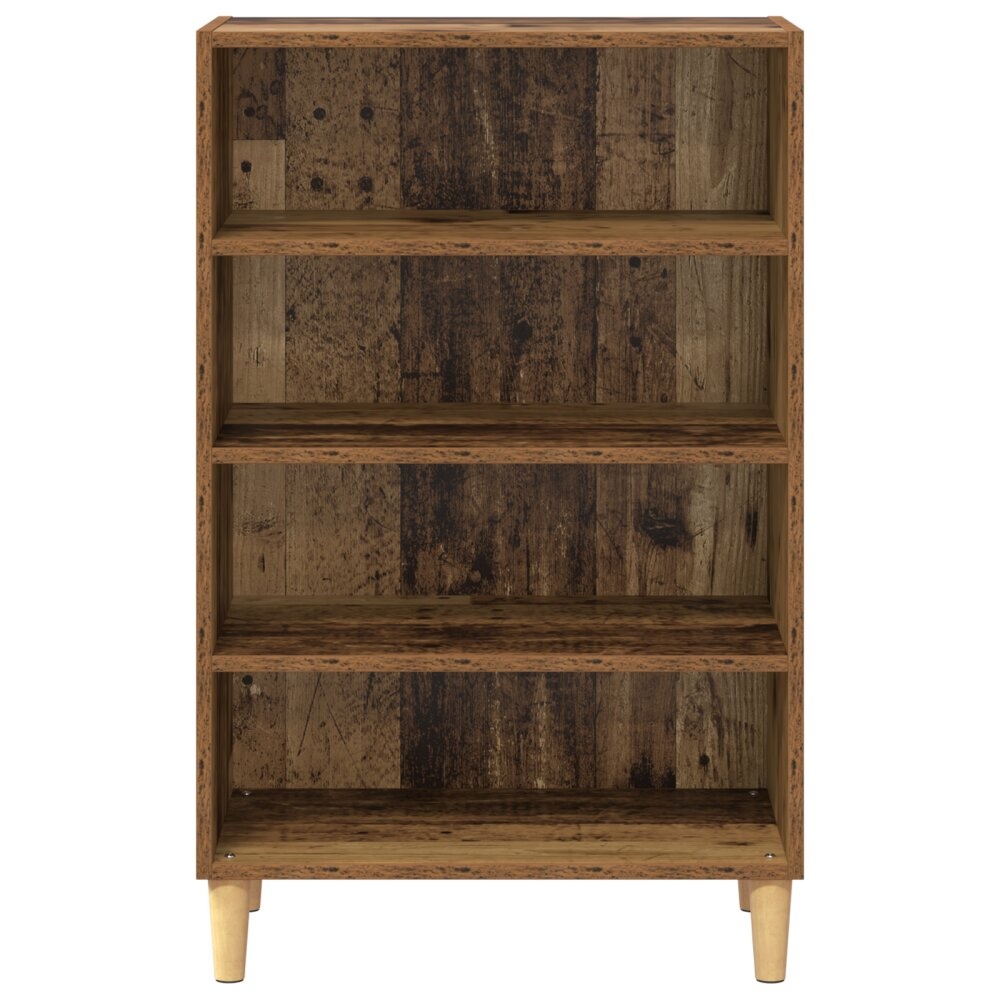 VidaXL Dressoir met plank Oud hout 57 x 35 x 90 cm Bewerkt hout