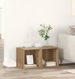 VidaXL TV-kast met opslag 2 pcs Bruin 37 x 35 x 37 cm Bewerkt hout