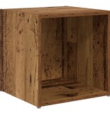 VidaXL TV-kast met opslag 2 pcs Bruin 37 x 35 x 37 cm Bewerkt hout