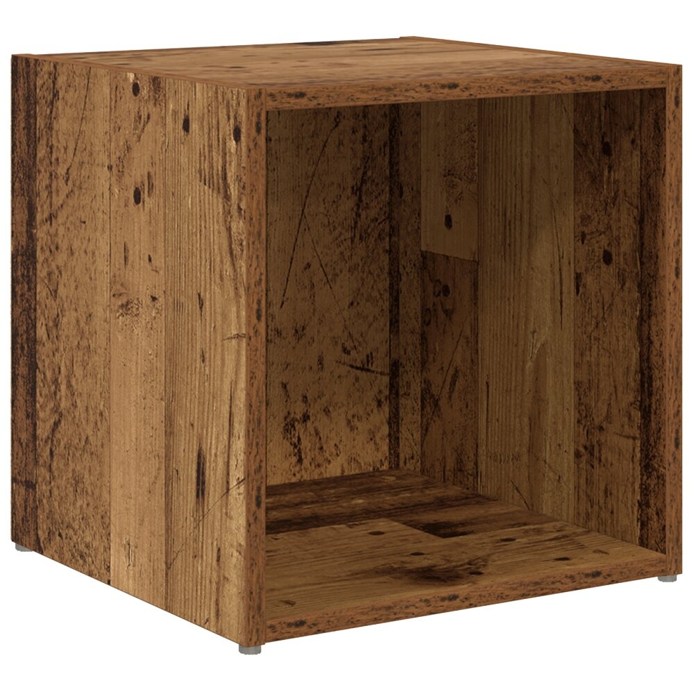 VidaXL TV-kast met opslag 2 pcs Bruin 37 x 35 x 37 cm Bewerkt hout