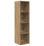 VidaXL TV-kast artisanaal eikenkleurig 37 x 37 x 142.5 cm Bewerkt hout
