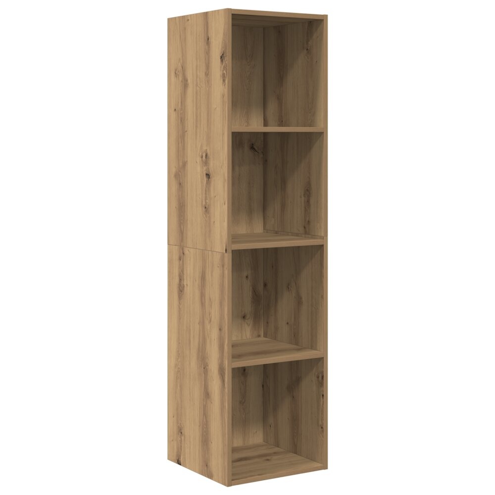 VidaXL TV-kast artisanaal eikenkleurig 37 x 37 x 142.5 cm Bewerkt hout