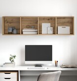 VidaXL TV-kast artisanaal eikenkleurig 37 x 37 x 142.5 cm Bewerkt hout