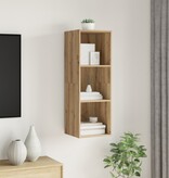 VidaXL TV-kast artisanaal eikenkleurig 37 x 37 x 107 cm Bewerkt hout