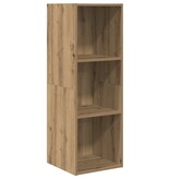 VidaXL TV-kast artisanaal eikenkleurig 37 x 37 x 107 cm Bewerkt hout