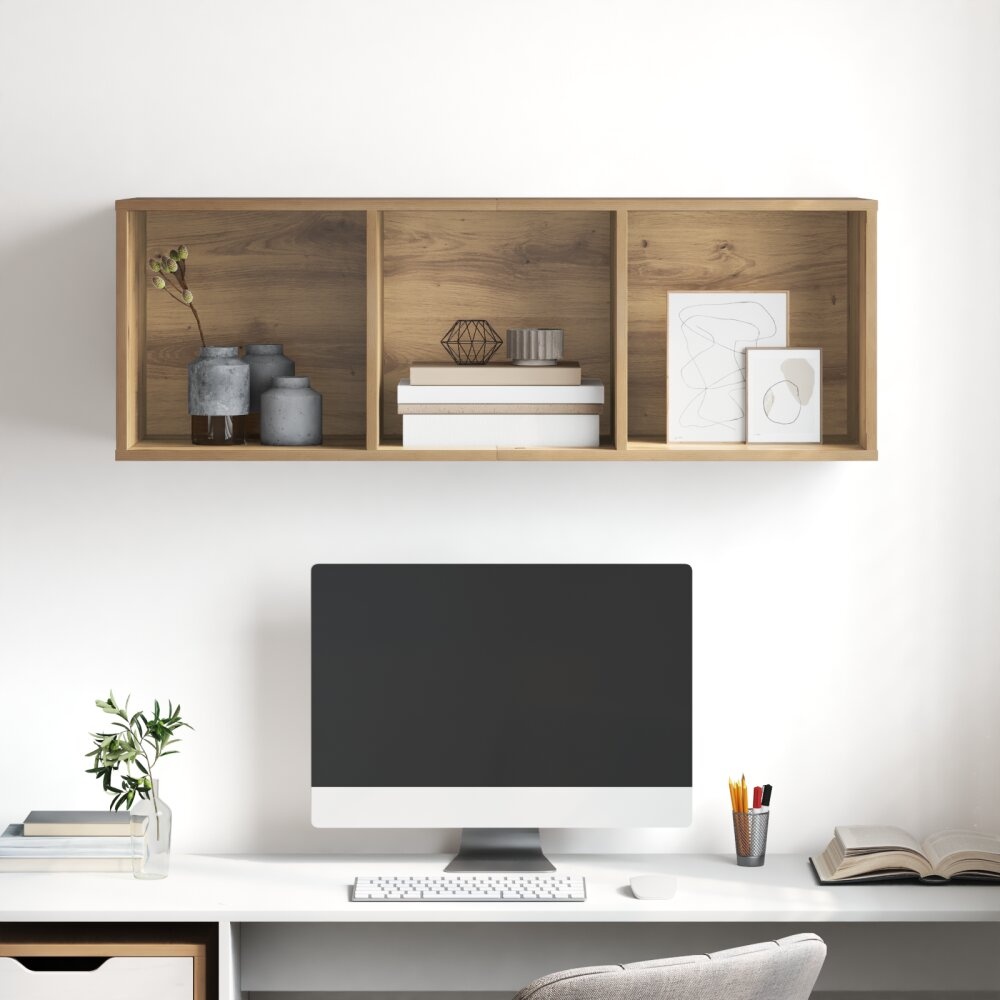 VidaXL TV-kast artisanaal eikenkleurig 37 x 37 x 107 cm Bewerkt hout