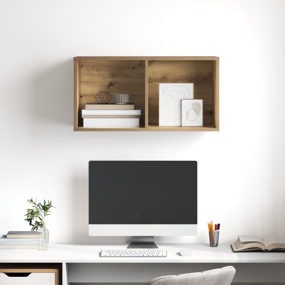 VidaXL TV-kast artisanaal eikenkleurig 37 x 37 x 72 cm Bewerkt hout