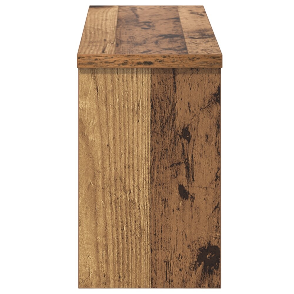 VidaXL Wandgemonteerde kapstok Oud hout 50 x 16 x 26 cm Bewerkt hout