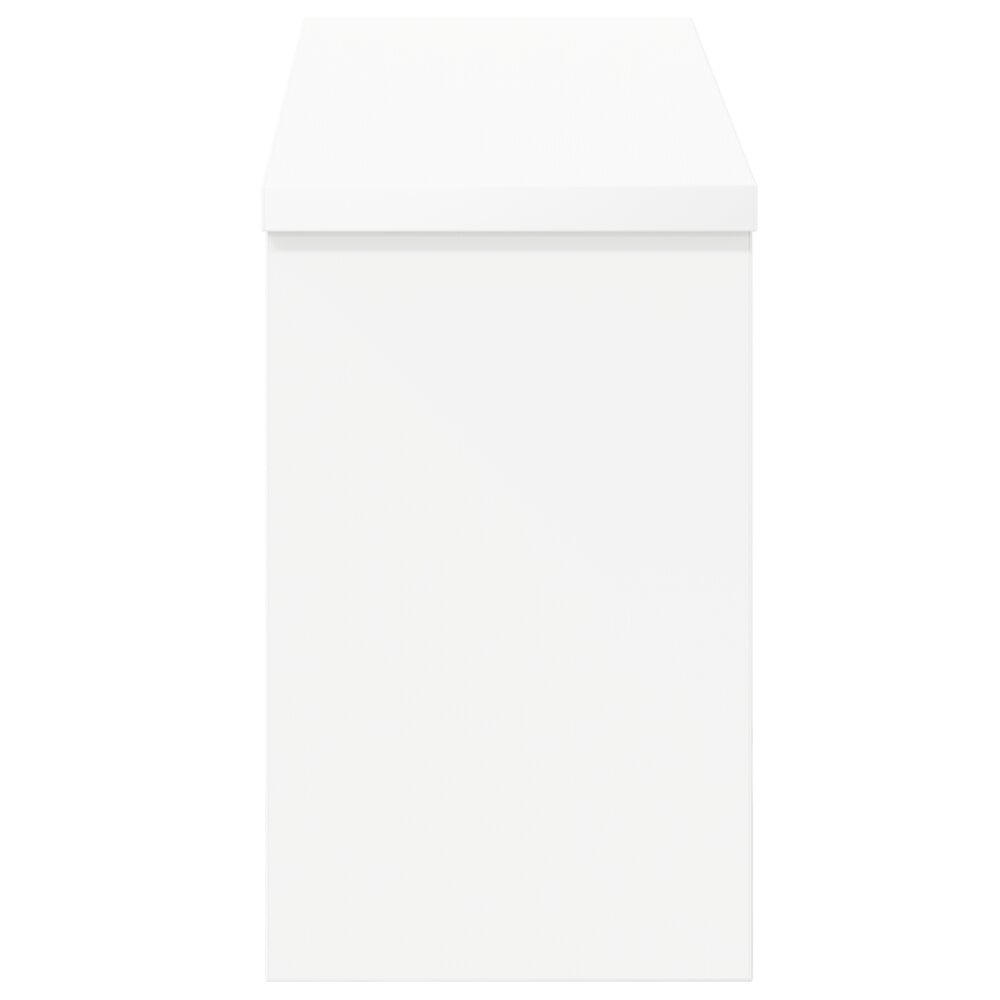 VidaXL Wandgemonteerde kapstok Wit 50 x 16 x 26 cm Bewerkt hout