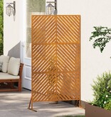 VidaXL Hekpanelen 100 x 50 x 180 cm Roestvrij staal