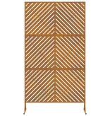 VidaXL Hekpanelen 100 x 50 x 180 cm Roestvrij staal