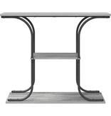 VidaXL Wandtafel Grijs sonoma 101 x 35 x 80.5 cm Bewerkt hout