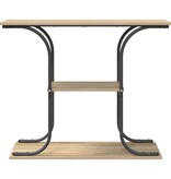 VidaXL Wandtafel Sonoma eiken 101 x 35 x 80.5 cm Bewerkt hout