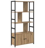 VidaXL Boekenkast artisanaal eikenkleurig 80 x 30 x 155,5 cm