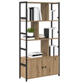 VidaXL Boekenkast artisanaal eikenkleurig 80 x 30 x 155,5 cm