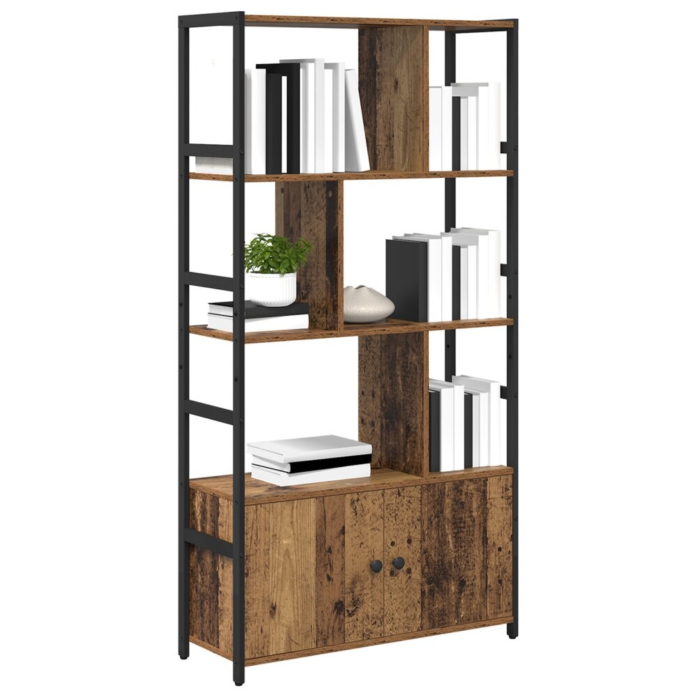VidaXL Boekenkast Oud hout 80 x 30 x 155,5 cm Bewerkt hout