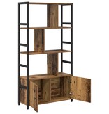 VidaXL Boekenkast Oud hout 80 x 30 x 155,5 cm Bewerkt hout