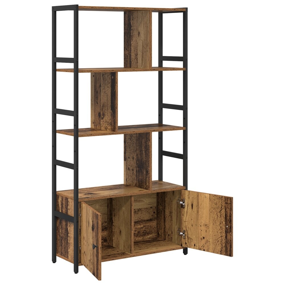 VidaXL Boekenkast Oud hout 80 x 30 x 155,5 cm Bewerkt hout